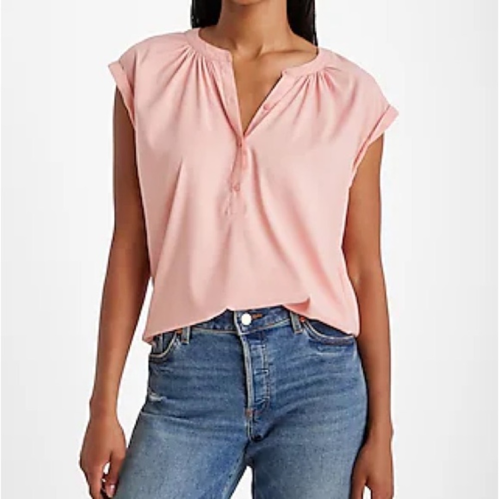 Express Coral Blouse